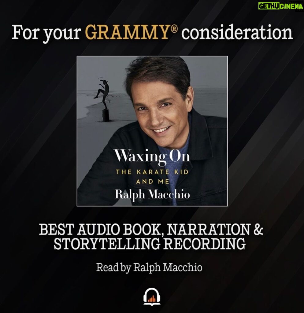 Ralph Macchio Instagram - What a journey! Thanks to @prhaudio and to the listeners and voters out there- Thank you for letting me share these stories with you. To be continued…
