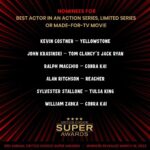 Ralph Macchio Instagram - A great honor… no matter how you spell it out! Proud to stand side-by-side with @william_zabka and everyone associated with @cobrakaiseries to applaud our @criticschoice Super Awards nominations! @sptv @netflix 🥋👏