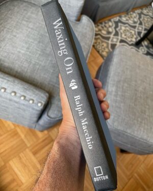 Ralph Macchio Instagram - Wow! Landmark moment here. First offical advanced copy of #WaxingOn has arrived! Can’t wait to share it with you all on October 18th! Link in bio.