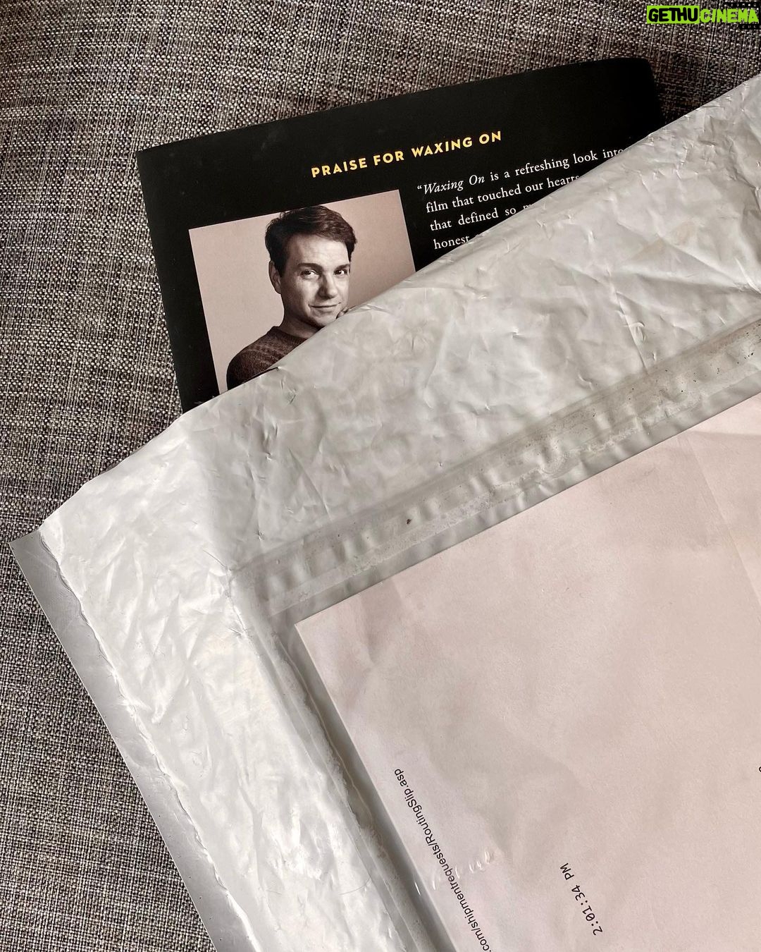 Ralph Macchio - 334K Likes - Wow! Landmark moment here. First offical advanced copy of #WaxingOn has arrived! Can’t wait to share it with you all on October 18th! Link in bio.