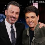 Ralph Macchio Instagram - Good times! Loved hanging with @JimmyKimmel at @JimmyKimmelLive tonight! #Kimmel #ABC
