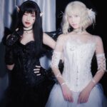 Ramida Jiranorraphat Instagram - Happy Halloween with my twin sister🧝🏻‍♀️ Makeup: @homeless_makeupb Hair: @phkhomr Stylist: @grandx__official