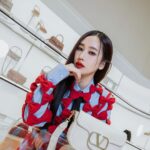 Ramida Jiranorraphat Instagram - Obsessed with my valentie Visit @maisonvalentino new boutique store at Siam Paragon, M Floor #ValentinoBlackTie #ValenTie #VALENTINOGARAVANI