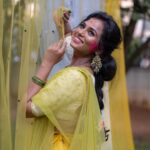 Ramya Pandian Instagram - Colors of joy, hues of laughter – celebrating Holi with every shade of happiness ♥️🤩😁 Outfit @dithi.studio Styling @vaaniraghupathy Photography @rajesh_raman Hair styling @mani_stylist_ #happyholi