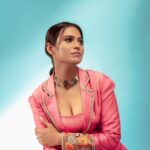 Ramya Pandian Instagram - Exploring the world, one gaze at a time… Photographer @imthefashionfellow Outfit @zamoraathelabel Jewelery @rajianand Makeup @makeupbyhemamalini @vurvesalon @vurvemakeupcouture Hair @kalpirai1333 @vurvemakeupcouture Studio - @basement._studios #photoshoot #ramyapandian