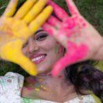 Ramya Pandian Instagram - Colors of joy, hues of laughter – celebrating Holi with every shade of happiness ♥️🤩😁 Outfit @dithi.studio Styling @vaaniraghupathy Photography @rajesh_raman Hair styling @mani_stylist_ #happyholi
