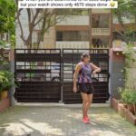 Ramya Subramanian Instagram - It’s a different kind of problem. 🤷🏻‍♀️🙇🏻‍♀️ If you’re also like this, send me a 🙋🏻‍♀️ below in the comments ! #StepCountObsessed