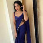 Ramya Subramanian Instagram - A blue-tiful day 💙 Wearing - @_.rubeenavogueofficial._