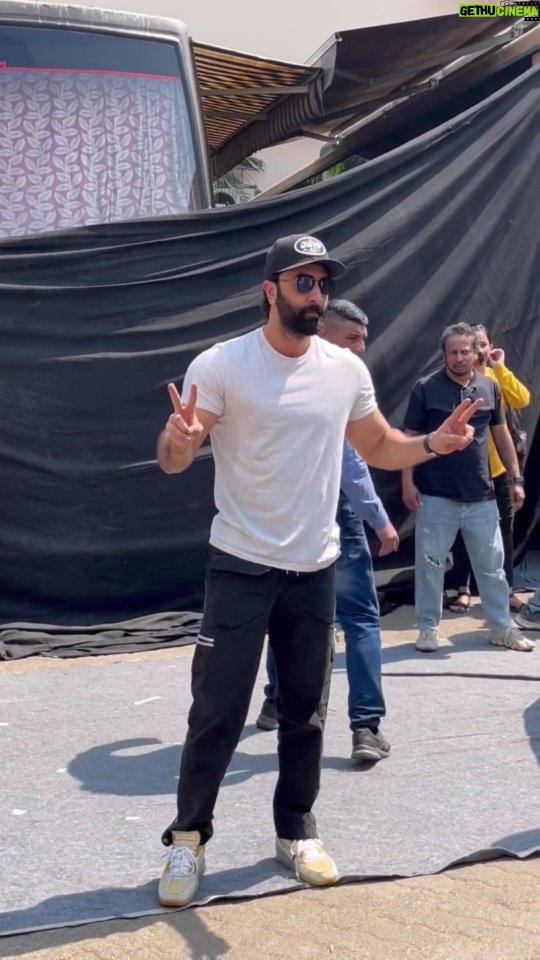 Ranbir Kapoor Instagram - #RanbirKapoor for a shoot in Mumbai today 📸