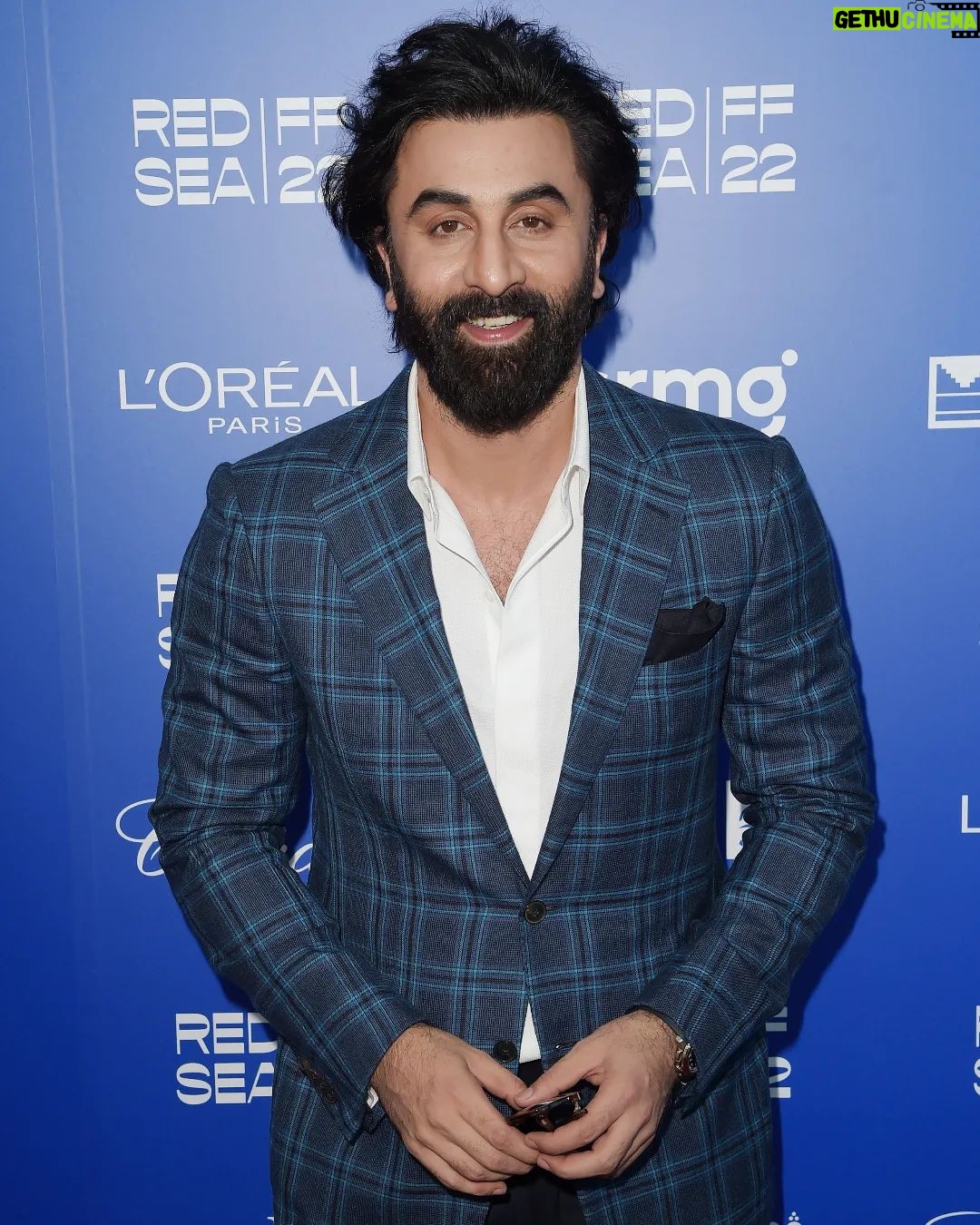 Ranbir Kapoor Instagram - #Ranbirkapoor attends the Red Sea International Film Festival in Jeddah.