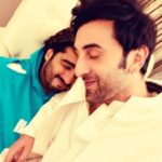 Ranbir Kapoor Instagram - These two 😍❣️ #RanbirKapoor #arjunkapoor #friends