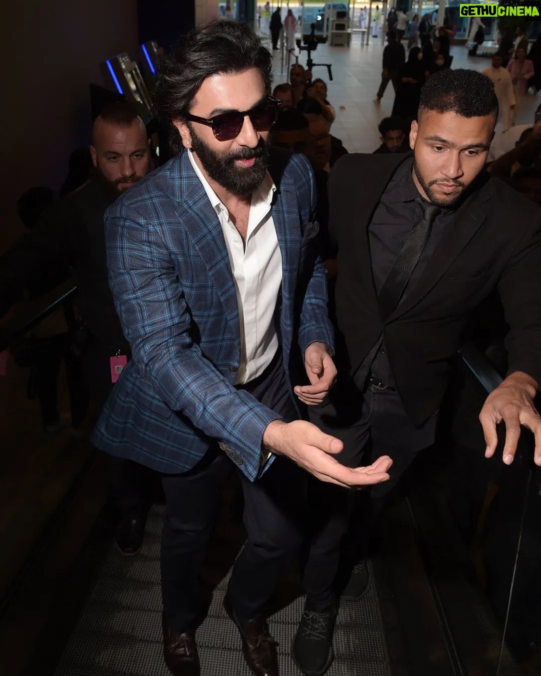 Ranbir Kapoor Instagram - #Ranbirkapoor attends the Red Sea International Film Festival in Jeddah.