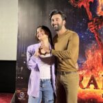 Ranbir Kapoor Instagram - The trio in Delhi today! ❤️ #RanbirKapoor #AliaBhatt #AyanMukerji #Brahmastra