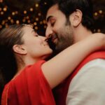 Ranbir Kapoor Instagram - Happy One month of wedding ❤️❤️ Perfect together 🤗 #aliabhatt #RanbirKapoor