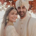 Ranbir Kapoor Instagram - love has never looked this subtly powerful 🧿♾ #RanbirAliaWedding • #RanbirKapoor • #AliaBhatt |
