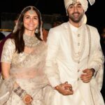 Ranbir Kapoor Instagram - Mr & Mrs Kapoor 💍❤ #RanbirAliaWedding #RanbirKapoor #AliaBhatt