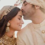 Ranbir Kapoor Instagram - Mr & Mrs Kapoor 💍❤ #RanbirAliaWedding #RanbirKapoor #AliaBhatt