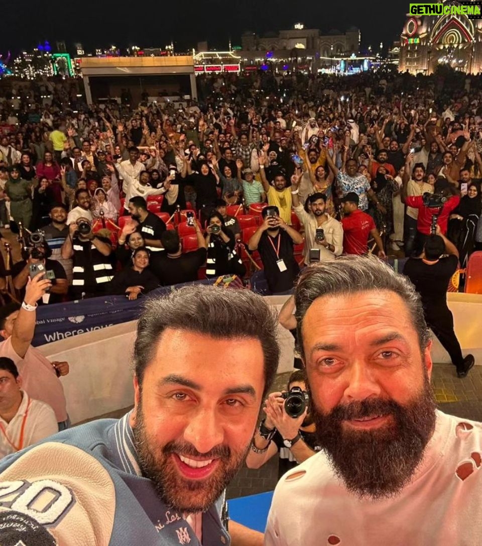 Ranbir Kapoor Instagram - #RanbirKapoor & #teamAnimal in #Dubai for #AnimalTheFilm promotions
