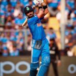 Randeep Hooda Instagram – Bow to the KING! A cricketing spectacle at Wankhede, KING KOHLI has etched his legacy with a world record 50th ODI century. Absolutely phenomenal performance by @virat.kohli 🐐🔥 
#ViratKohli #INDvsNZ #CWC23 #KingKohli #teamindia Wankhede Stadium Mumbai
