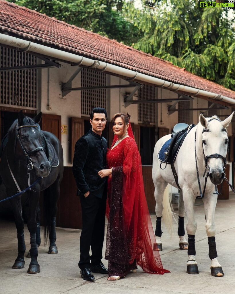 Randeep Hooda Instagram - The One with the babies 🐎♾️♥️ #Colossus (black🐴) #Cupa (grey🐴) #DeepLinLove #TogetherForever #WeddingReception Marketing and PR by @studiounees @planetmediapr Planner & decor by @q_eventsandweddings Decor design by @daminioberoi Photography & filming by @cupcakeproductions13 @jayantchhabraofficial Curation by @weddingsutra Production by @samanidecorators Lights by @sky_lights_india Furniture @rentastic.in Food by @blueseacatering Bartending by @drinqindia_byflamingtrio Liquid experience by @hopscork @chivas_in Invite design by @puneet_gupta_invitations Hamper by @zealofoods Live music by @raagamagic Djing by @djganesh_djg Anchoring by @thenitinmirani Lin’s Hair & make up by @biancalouzado Randeep’s HMUA @renukapillai_official @pankaj_hair_rtist Styling by @edwardlalrempuia Outfits by @rohitgandhirahulkhanna Jewellery @mahesh_notandass Turf Club Mahalakshmi Mumbai