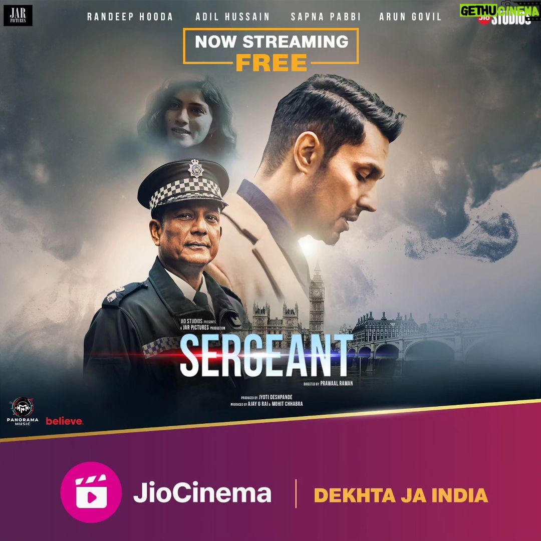 Randeep Hooda Instagram - The long wait for truth ends now...par kya iss case ke saboot mein Sergeant ko apna ek naya sach milega? Find out what unfolds for Sergeant Nikhil Sharma 🫡 #SergeantOnJioCinema, now streaming free. #JioCinema #Sergeant @randeephooda @_adilhussain @siyaram ki jai @sapnapabbi_sappers @officialjiostudios @officialjiocinema @jar_pictures #JyotiDeshpande @raiajayg @mohitchhabra2002 #Sergeant @panoramamusic @believemusicindia #RandeepHooda #PrawaalRaman