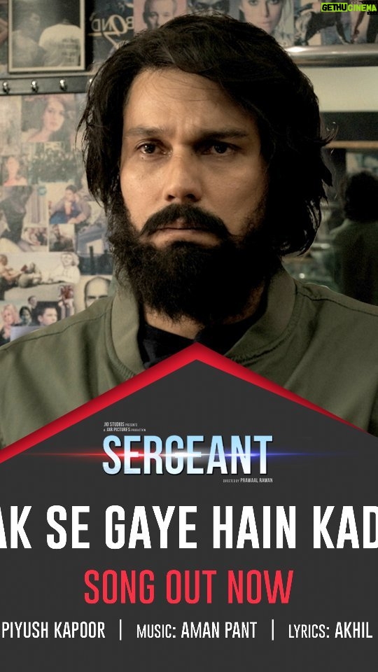 Randeep Hooda Instagram - When our darkest times cloud our strength #ThakSeGayeHainKadam from #Sergeant is OUT NOW on #PanoramaMusic #SergeantOnJioCinema streaming free from tomorrow @randeephooda @_adilhussain @siyaramkijai @sapnapabbi_sappers @officialjiostudios @jar_pictures #JyotiDeshpande @raiajayg @mohitchhabra2002 @piyushcapoor @amanpant02 @marchingakhil @panoramamusic @believemusicindia @officialJioCinema #RandeepHooda #PrawaalRaman #JioCinema