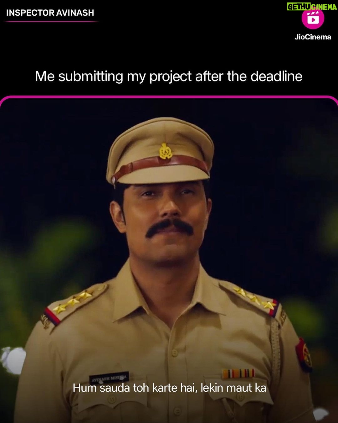 Randeep Hooda Instagram - Hum sauda karte hain, lekin sirf #InspectorAvinash binge watch karne ka. š¤ Watch all episodes of #InspectorAvinashOnJioCinema, now streaming free. #JioCinema #MahakaalAvinash @officialjiostudios @neerrajpathak1 @randeephooda