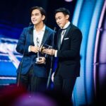 Rangga Azof Instagram - .kenal awal karir bgt .. iklan bareng 2012/2013 .ketemu lagi tahun 2018 di anak langit sbg lawan main .sekarang satu panggung utk bacain nominasi sctv awards 2019 .dan sekarang mau nikah sama @felicyangelista_ yg dulu gw jg ikt andil comblangin mereka bareng @mutiafebrita dan @jsherlooc .sukses dan lancar trus to buat karir dan kehidupan -terharu ga to 😂