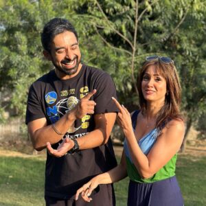 Rannvijay Singha Instagram - Happy birthday @vidyamalavade उर्फ #zeenat ! 
Thanks for your विशेष टीपनी for living a better and healthier life, it definitely works for you! 
Please share the जलीबूटी of youth with the world🙏🏼