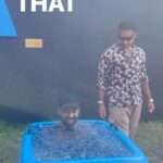 Rannvijay Singha Instagram – ICE BATH= MAGIC PILL.
So many benefits of an ice bath. 
Have been doing some amateur version earlier but this was crazy hard, thanks @yasir_khan_official for taking me through it.
@uptime_nutrition @starballersindia @squadrann @streetball_league @abcfitnessfirm @claygroundsbyplaza @realkabaddileague