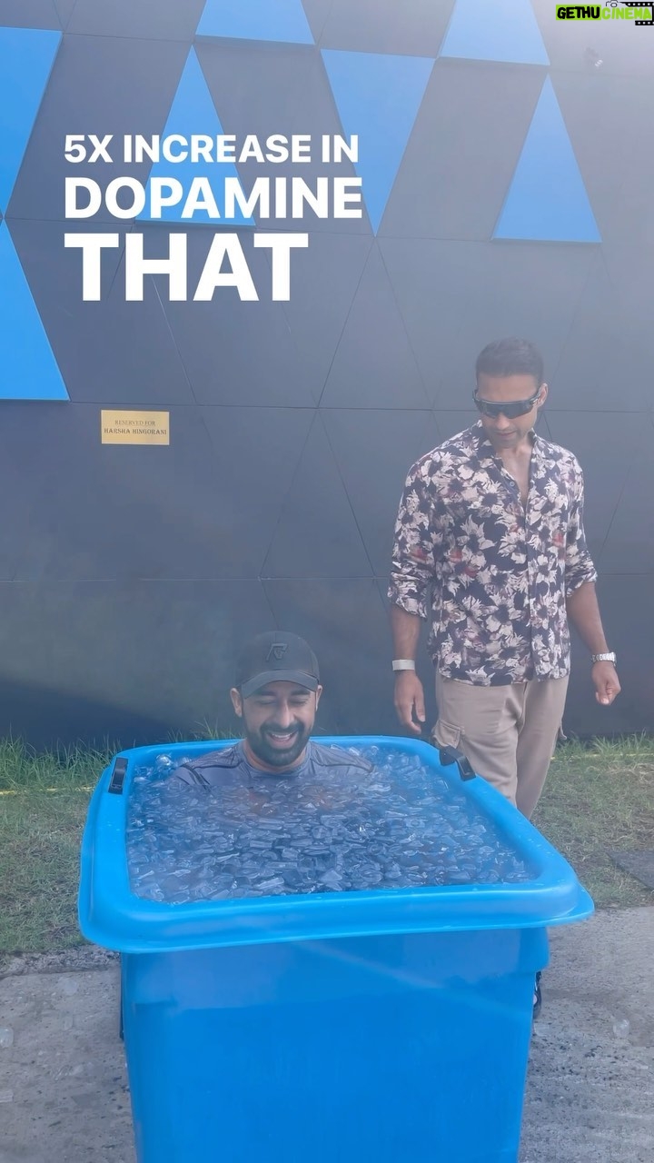 Rannvijay Singha - 47.7K Likes - ICE BATH= MAGIC PILL.
So many benefits of an ice bath.
Have been doing some amateur version earlier but this was crazy hard, thanks @yasir_khan_official for taking me through it.
@uptime_nutrition @starballersindia @squadrann @streetball_league @abcfitnessfirm @claygroundsbyplaza @realkabaddileague