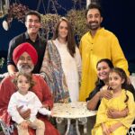 Rannvijay Singha Instagram - #satnamwaheguruੴ 🙏🏼🌑 #family Home