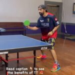 Rannvijay Singha Instagram – Table tennis can induce neuroplastic alterations in multiple brain networks including motor-related areas, visual cortex (in particular, visual motion area), and frontal regions, ultimately leading to improved sensorimotor and executive functions. Therefore, table tennis is an excellent physical activity for maintaining brain health. There is also accumulating evidence that these beneficial effects may prevent or delay cognitive decline and dementia in the elderly.
Table tennis raises the heart rate, helps strengthen muscles, mobilises the joints and, importantly, sharpens reaction times and hugely improves hand-eye coordination. 
Thanks for the session @tanoay_ghosh