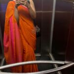 Rashmi Gautam Instagram - Aaj tho dil ka rang bhi Bhagwa hai JAI SHRI RAM #ramlallavirajman Historic day for every Hindu #22jan2024 #jaishreeram🚩