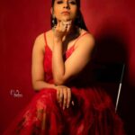 Rashmi Gautam Instagram - Outfit by @varahi_couture ❤️❤️❤️❤️ Silver handcrafted jewellery by @sheetalzaveribyvithaldas 💍💍💍 P.c @v_capturesphotography