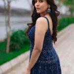 Rashmi Gautam Instagram - P.c @portraitsbyprudhviraj 📸 Outfit @byshahmeenhusain 💙💙 Stylist @impriyankasahajananda