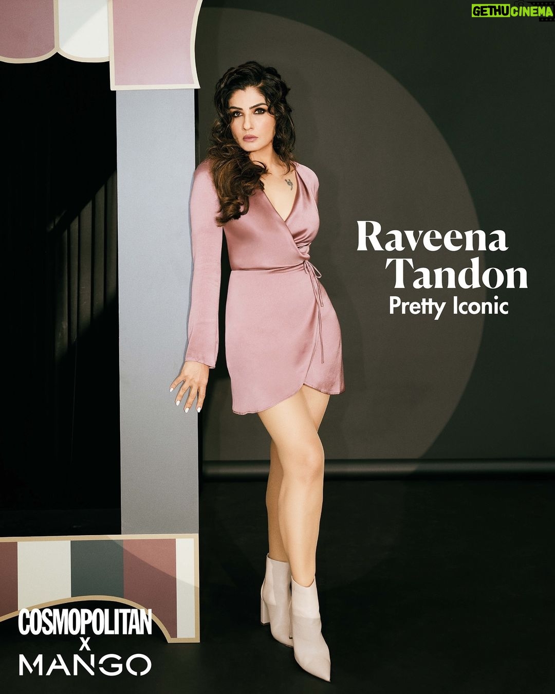 Raveena Tandon Instagram - A force to be reckoned with actor, philanthropist and Padma Shri awardee Raveena Tandon (@officialraveenatandon) is constantly pushing boundaries and striving for positive change, and that’s #PrettyIconic. “Being awarded the Padma Shri by the Government of India is a significant achievement that I deeply value. It represents years of hard work and passion in my acting career. It acknowledges my contribution to Indian cinema and reminds me of my responsibility to my country’s cultural heritage,” shares Raveena. Raveena Tandon is not only a brilliant artist but also authentic and iconic. And so are you with #MoreThanPretty with @mango @mangostores_india Tap on the 🔗 in the bio to read the whole interview. Editor: Pratishtha Dobhal (@pratishtha_dobhal) Deputy Editor: Simi Kuriakose (@si.mi.later) Photographer: Anubhav Sood (@anubhav_sood) Stylist: Gopalika Virmani (@gopalikavirmani) Editorial Coordinator: Shalini Kanojia (@shalinikanojia) Assistant Stylist: Riza Rizvi (@withloveriza) Hair and Make-up Artist: Shura Khan (@sshurakhan) and Ashish Bogi (@ashisbogi) #CosmopolitanIndia #MoreThanPretty #MoreThanPrettyS4