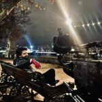 Ravi Dubey Instagram – All black with a dash of red … London, United Kingdom