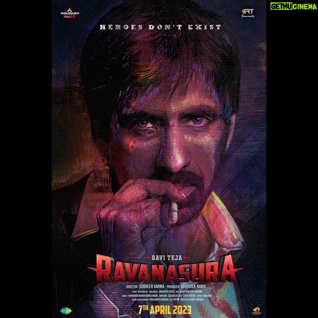 Ravi Teja Instagram - Welcoming you all to the exciting world of #ravanasura from April 7th 2023❤️
