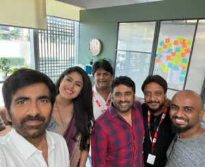 Ravi Teja Instagram - First day!!#RAVANASURA.. Supperr excited😉