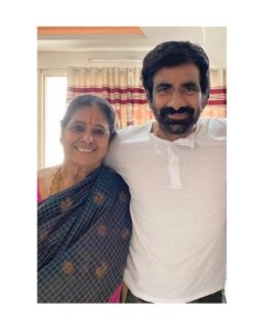 Ravi Teja Instagram - MOTHER! Love in its purest form ❤️ Wishing my dearest Mom, and all the mothers out there, a very Happy Mother's Day!