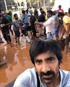 Ravi Teja Instagram - In action mode with a lot of fun😉 #khiladi