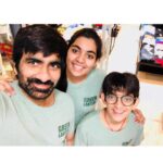 Ravi Teja Instagram - #withmykids👫#bangkok