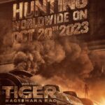 Ravi Teja Instagram – This year it’s going to be extra special for us all #tigernagesgwarrao’s HUNT begins on October 20th