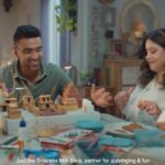 Ravichandran Ashwin Instagram - Appas are more than just the fun parent. We play an equal role in nurturing and guiding our children’s development. Because growth’ku vennum both. #Britannia #MilkBikis #GrowthNeedsBoth