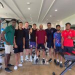 Ravichandran Ashwin Instagram - A compulsory post training session by @atrajamaniprabhu.😂 @yashasvijaiswal28 @josbuttler @ashwinmurugan @navdeep_saini10_official @unnikrishnan_rs @vineethkumar__raccelerate