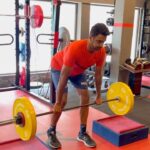 Ravichandran Ashwin Instagram - BGT Preparation | 🇮🇳 vs 🇦🇺 Season | Mid Season Day | GD +2, GD +7 A1. Barbell Staggered Stance RDL :30sec rest A2. Staggered Stance Swings | Single Arm B1. DB Chest Press | Single Arm :30sec rest B2. MB Shot Put Throw | Standing @rashwin99 | Modern Era Legend | @indiancricketteam | @rajasthanroyals | @dindiguldragons