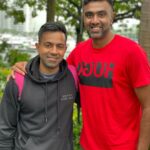 Ravichandran Ashwin Instagram - Sign off Singapore👋👋👋. 😎😎😎 @venk87 @vivyeeeee
