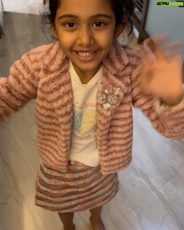 Ravichandran Ashwin Instagram - Happpiestest birthday my Aaddhuuuuuu- my sassy little devil in a tartan skirt ❤️🌈🧿 we missed you @rashwin99 !