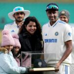 Ravichandran Ashwin Instagram - 💯 reasons to celebrate the moment! #TeamIndia Head Coach Rahul Dravid presents a special memento to @rashwin99 on the occasion of his 100th Test match 👏👏 #TeamIndia | #INDvENG | @idfcfirstbank